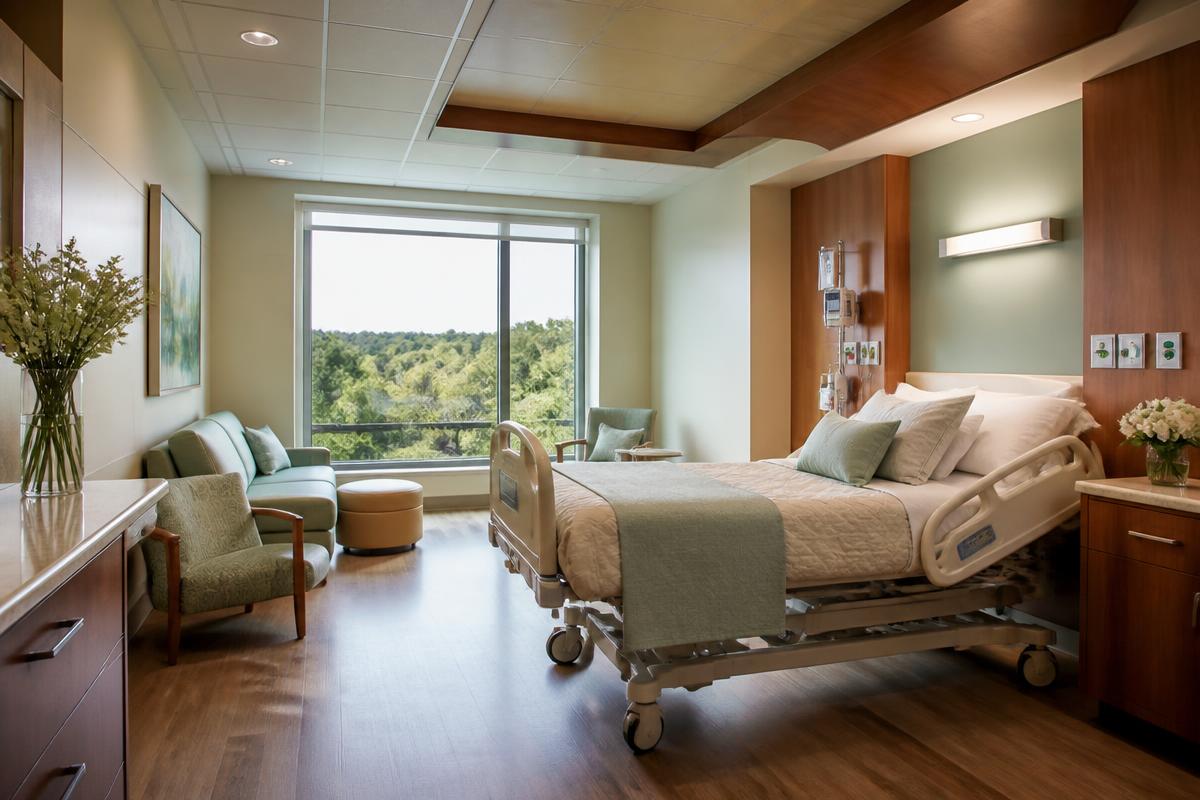 Deluxe private patient room
